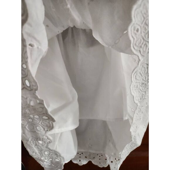 Maurices 3x white Eyelet Swing Tank Top (R) - Picture 7 of 7